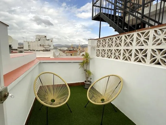 Atico Espectacular En Centro Historico 2Hab Apartment Malaga